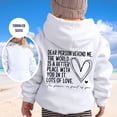 thumbnail image 1 of Girls Hoodie Long Sleeve Soft Sweatshirt Graphic Pullover Cute Kids Top Clothes for Fashion Casual Wear White 5-6 Years, 1 of 4