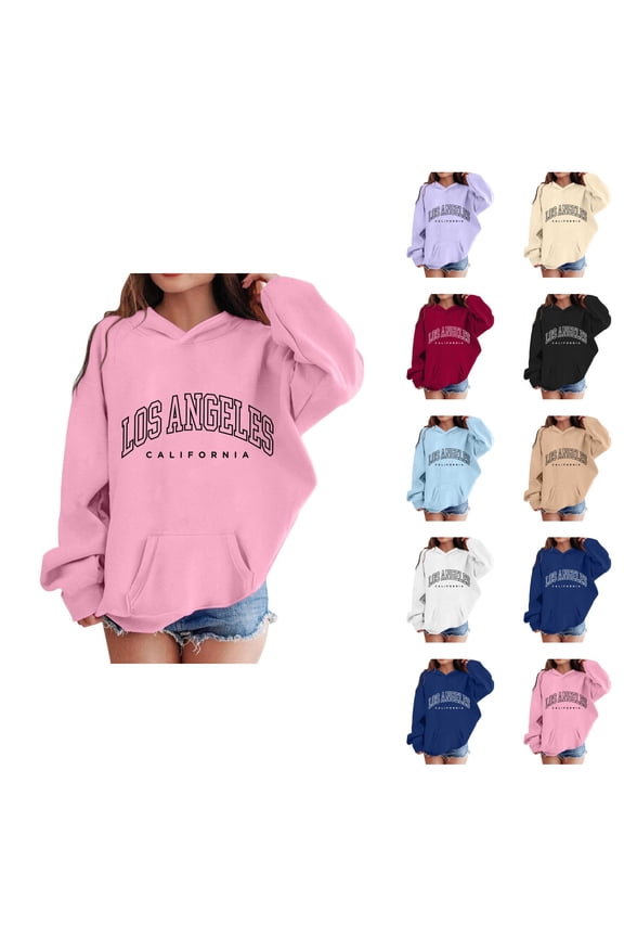 Girls Hoodie Tween Girls Trendy Clothes Girls Hoodies and Sweatshirts for Girls Cute Long Sleeve Pullover Sweatshirt for Kids Casual Comfortable Wear for Daily Activities