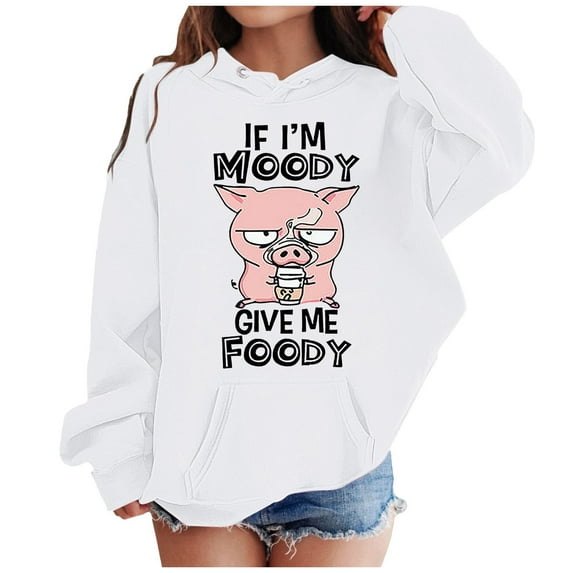 Girls Hoodies Camouflage Print Crewneck Cotton Long Sleeve Oversized Pullover Sweatshirt Top, 7 Years