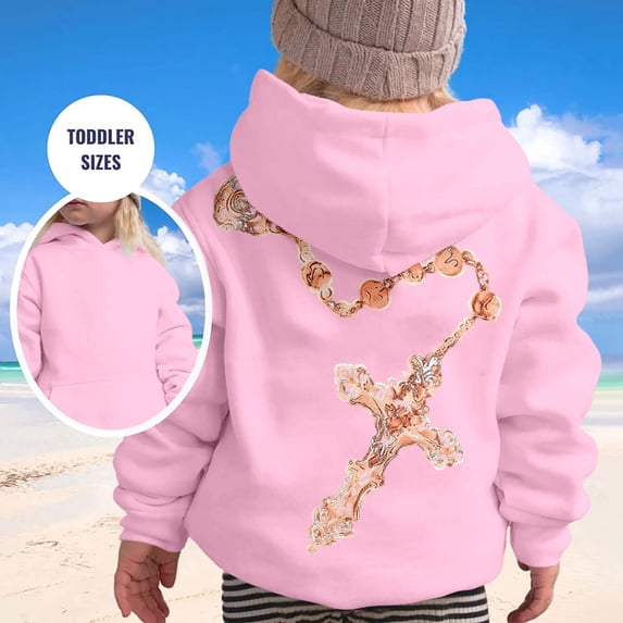 Girls Hoodies Fall Winter Print Loose Pullover Hoodie Top with Pocket Hoodies for Girls Size 13-14Y