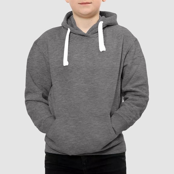 Girls Hoodies Grey Hooded Long Sleeve Lightweight Pullover Tops Loose Sweatshirt Winter Clothes Girls Sweatshirts Size 6-7 Years Boys Girls Fashion