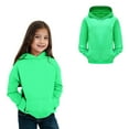 thumbnail image 1 of Girls Hoodie Green Hooded Long Sleeve Pullover Tops Warm Fall Winter Clothes Little Girl Clothes 3T, 1 of 5
