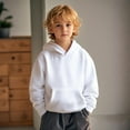 thumbnail image 1 of Girls Hoodies Kids White Hoodies Casual Long Sleeve Sweatshirts Jackets Warm Fall Winter Clothes Toddler 3T Boys Clothes, 1 of 4