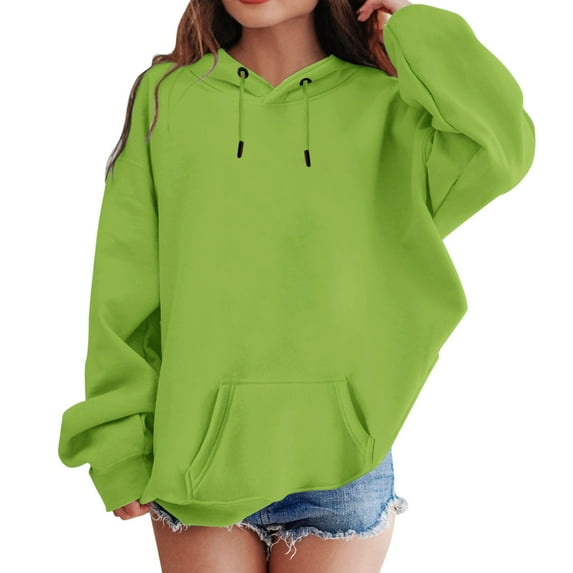 Girls Hoodies Size 10-12 Kids Sweaters Girls Sweatshirt Hoodie Fleece Pullover Sweatshirts for Teen Girls Fall Winter Clothes Green 2-3 Years
