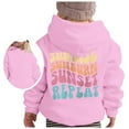 thumbnail image 1 of Girls Hoodies Size 10-12 Pattern Long Sleeve Jumper Hoody Tops Lightweight Performance Hooded Sweatshirts for Teen Girls , Size 4-16, 1 of 6