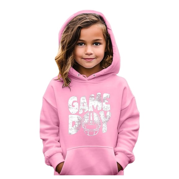 Girls Hoodies & Sweatshirts Boy Girl Long Sleeve Soft Graphic Sweatshirt Cute Pullover Kids Top Clothing