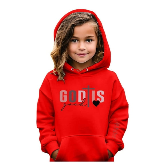 Girls' Hoodies & Sweatshirts Casual Letter Print Long Sleeve Sweatshirt for Girls