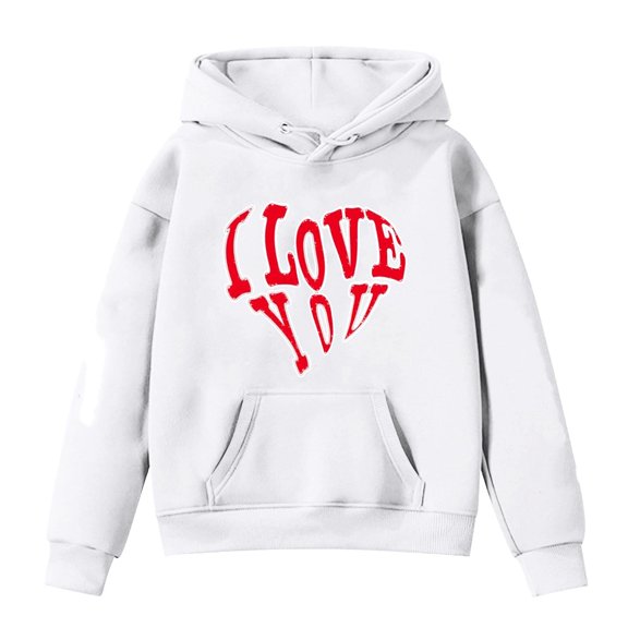 Girls Hoodies & Sweatshirts Girl's Hoodie Long Sleeve Soft Sweatshirt Graphic Hoody Kids Cute Pullovers Top Clothes for Girls