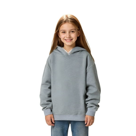 Girls Hoodies & Sweatshirts Long Sleeve Pullover Casual Outerwear Cozy Lined Hooded Sweater for Toddlers and Teens