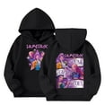 thumbnail image 1 of Girls Hoodies & Sweatshirts 's Hoodie Long Sleeve Soft Sweatshirt Graphic Hoody Cute Pullovers Top Clothes Black,110, 1 of 7