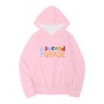 thumbnail image 1 of Girls Hoodies Winter Warm Pullover Long Sleeve Letter Printed Sweatshirt Comfortable Kids School Outfit Casual Tops, 1 of 4