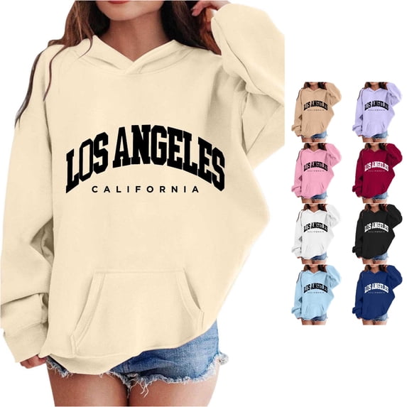 Girls Hoodies and Sweatshirts for Girls Cute Long Sleeve Pullover Sweatshirt for Kids Casual Comfortable Wear for Daily Activities Size 5-6 Years