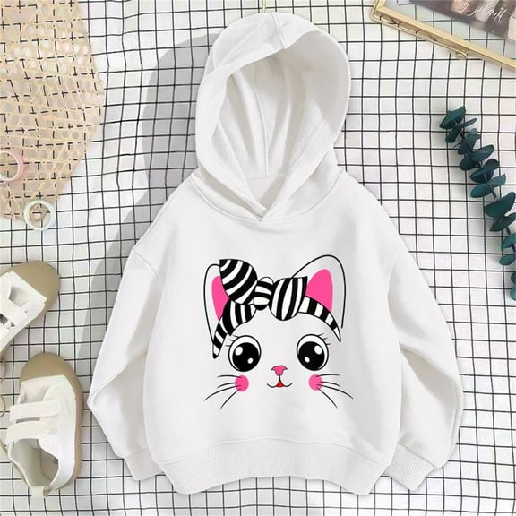 Girls Hoodies for Teens Teenager Sweatshirt Graphic Graphic Hoodies Preppy Trendy Sweatshirt Cute Pattern Print Sweatshirts for Women Loose Fit
