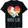 thumbnail image 1 of Girls Horse Lover, Equestrian, Horse Rider, Womens Horse T-Shirt, 1 of 4