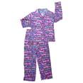 thumbnail image 1 of Girls Hot Pink Candy Sweet Dreams Wishes Fleece Pajama PJ 2 Piece Set Medium, 1 of 1