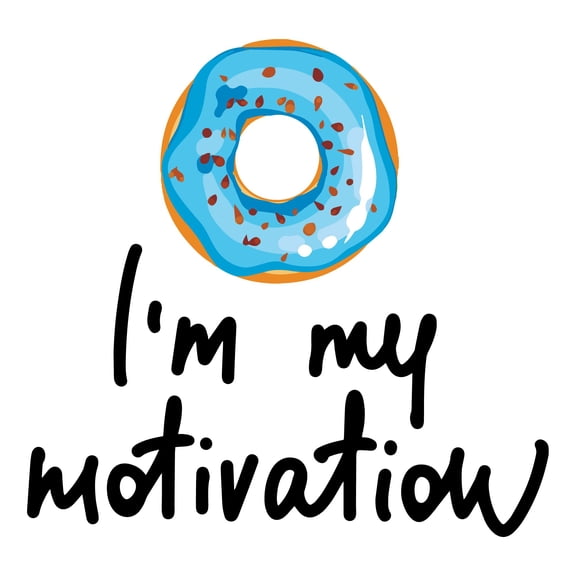 Girls I'm my Motivation Cute Quotes & Sayings Wall Decal Decoration Self Motivational Quote Vinyl Decal Art Mural Lasts Years and Easily Removable - Size: 30 In(W) x 30 In(H)