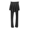 thumbnail image 1 of Girls Ice Figure Skating Long Pants Warm Leggings Stretchable Tights - L L, 1 of 10