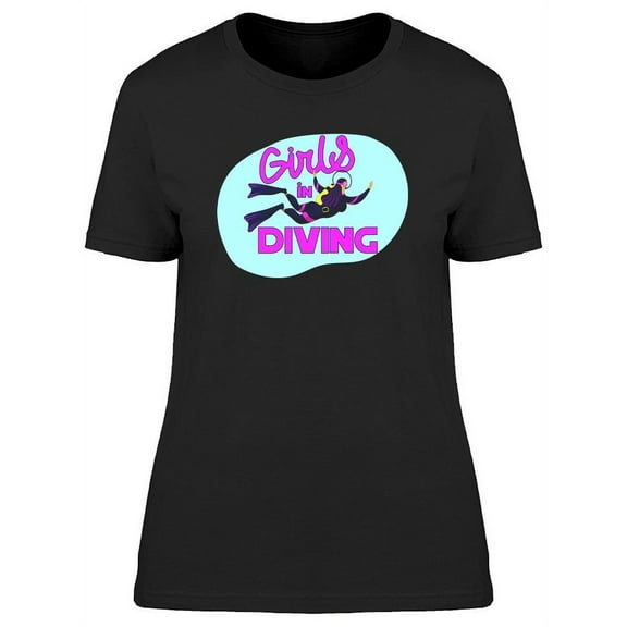 Girls In Diving T-Shirt Women -Image by Shutterstock, Female Small