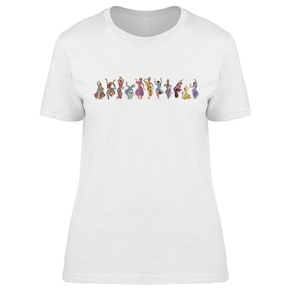 Girls In Oriental Costumes T-Shirt Women -Image by Shutterstock, Female Medium