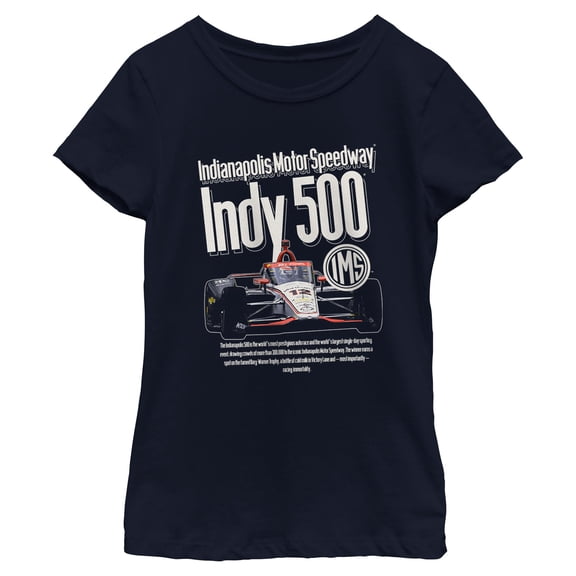 Girls Indy 500 Racing Immortality Quote T Shirt