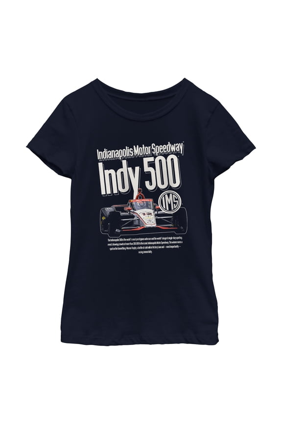 Girls Indy 500 Racing Immortality Quote T Shirt