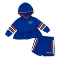 thumbnail image 1 of Girls Infant Colosseum Royal Florida Gators Spoonful Full-Zip Hoodie & Shorts Set, 1 of 2