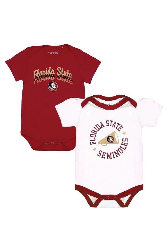 Girls Infant Garb Florida State Seminoles Tonya Bodysuit 2-Pack