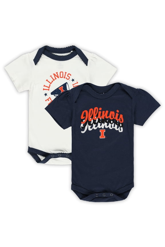 Girls Infant Garb Illinois Fighting Illini Tonya Bodysuit 2-Pack