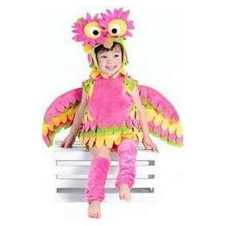Deago Bird Costume Wings for Kids with Mask Boys Girls Parrot Owl Dress Up  Halloween Costumes Party Favors, Pink 