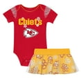 thumbnail image 1 of Girls Infant Outerstuff Kansas City Chiefs My Team Rocks Bodysuit and Skirt Set, 1 of 5
