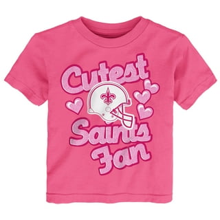 Drew Brees New Orleans Saints Girls Youth Bubble Gum Jersey - Pink