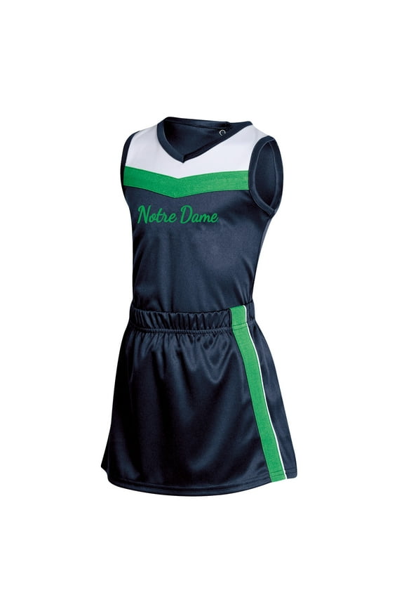 Girls Infant Russell Navy Notre Dame Fighting Irish 3-Piece Cheer Set