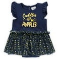 thumbnail image 1 of Girls Infant ZooZatz Navy Michigan Wolverines Onesie Dress, 1 of 1