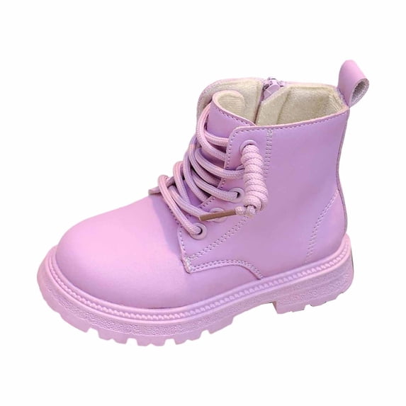 Girls Insulated Winter Boots Insulated Girls Warm Winter Boot Shoes Nonâ Outsole Laceâup Casual Daily Low Heel Girls Winter Insulated Footwear