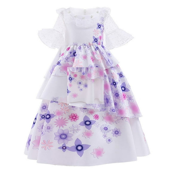 Girls Isabella Costume Princess Dress Cosplay Costume Party Dress Up
