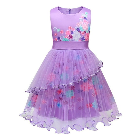 Girls Isabella Dress Madrigal Cosplay Princess Halloween Dress up for 3-9Year