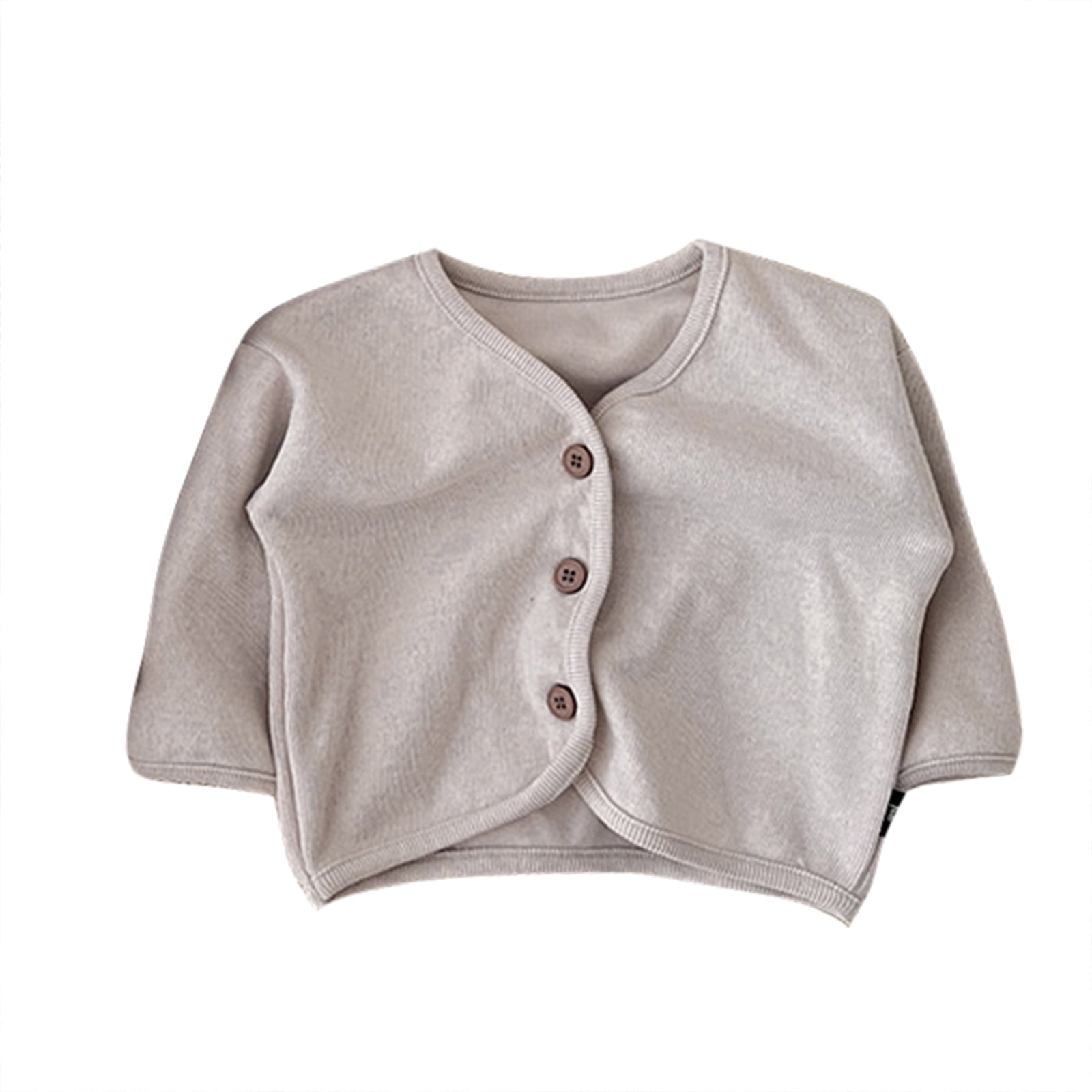 Girls Jacket Baby Rainbow Print Spring Winter Long Sleeve Button