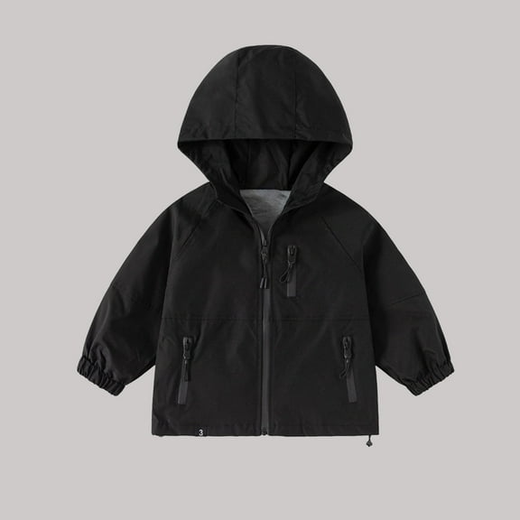 Girls Jacket Kids Girls Windbreaker Zip Hoodie Girls Lightweight Jacket Fall Jacket Kids Trendy Clothes 8-9 Years