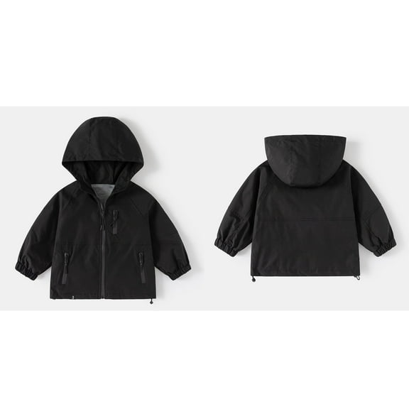 Girls Jacket Kids Windbreaker Jacket Zipper Hoodies Girls Lightweight Jacket Fall Outfits Boys Outfits Size 8-9 Years