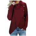 thumbnail image 1 of Girls Jacket Long Sleeve Button Cowl Neck Casual Knitted Pullover Tunic Sweaters Cardigan Jacket, 1 of 7