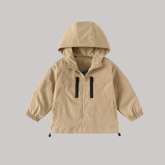 Girls Jacket Toddler Girls Windbreaker Jacket Hoodie Zip Up Lightweight Toddler Jacket Fall Jacket Clothes Toddler 2-3 Years