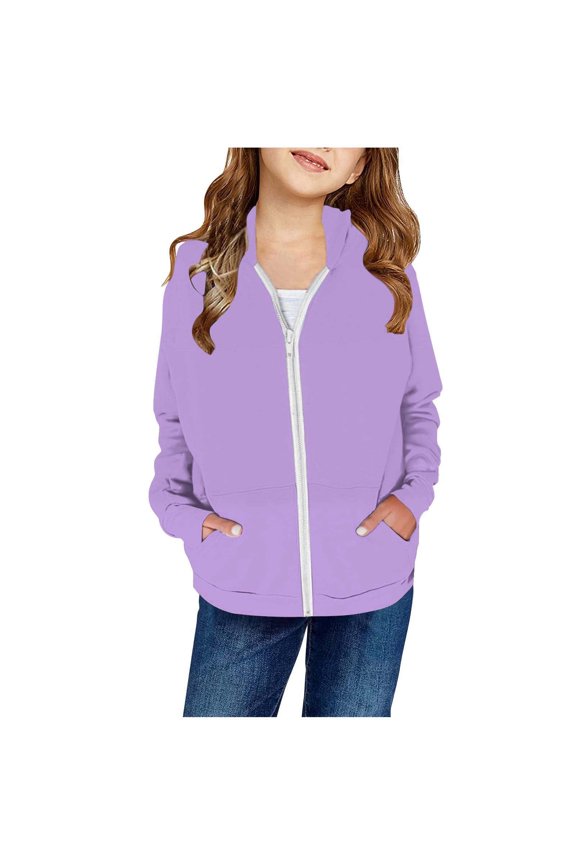 Girls Jackets,Casual Lightweight Coat Zip Up Outwear Coat Light Softshell Windproof Outdoor Jacket Coat Girls Spring Jacket Warm Jacket Outerwear for Kids