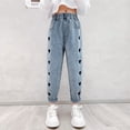 thumbnail image 1 of Girls Jeans Size 10-12 Skinny Boy's Skinny Fit Stretch Ripped Destroyed Distressed Fashion Kids Denim Jeans Pants Jeans for Teens Boys Slim, 1 of 7
