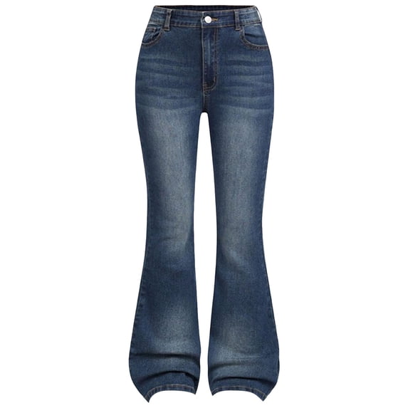 Girls' Jeans Wide Leg with Bow Detail | Comfortable Elastic Waist Spring Summer Jeans 8-14Y Baggy Jeans for Girls Elastic