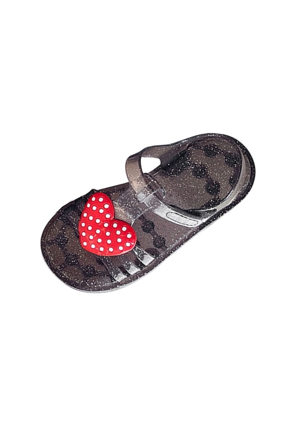 Girls Jelly Fisherman Sandals Summer Princess Dress Flat Rain Shoes for Girl Beach Sandals for Little/Big Kid Flats