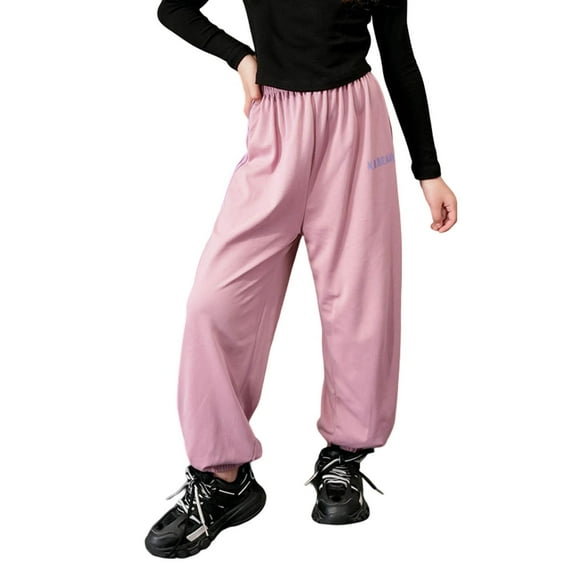 Girls Joggers Athletic Joggers for Girls Girls Casual Jogger Pants Elastic Waist Ankle Comfortable Wear for Everyday Play And School Outfits