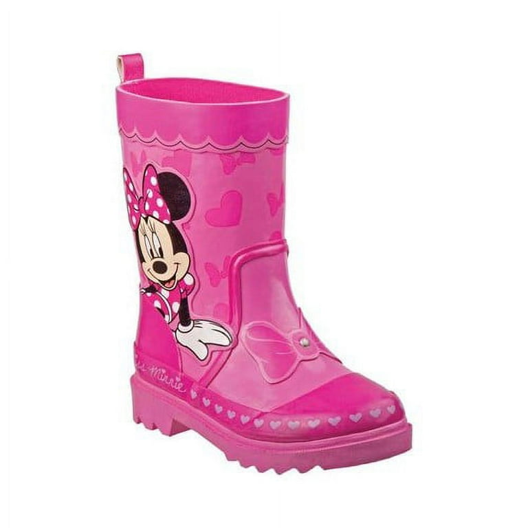 Minnie mouse rain boots best sale walmart