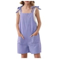 thumbnail image 1 of Girls' Jumpsuits Rompers Girls Summer Clothes Loose Rompers Adjustable Leg Girls' Fashion 7-8 Years Girls Fashion, 1 of 9