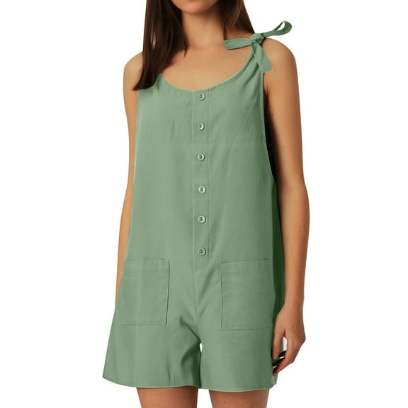 Girls Jumpsuit Sleeveless Summer Rompers for Girls Rompers with Pockets Adjustable Wide Leg Jumpsuit Girls Fashion 5-6 Years Girls Fashion