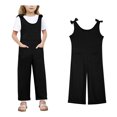 thumbnail image 1 of Girls Jumpsuits Overalls Black Rompers with Pockets Summer Clothes for Girls Girls Fashion 7-8 Years Girls Fashion, 1 of 6